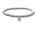 Silver Beaded Bracelet - Stunning Quality, Gift for Girls - Shop Now!