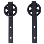Wood Barn Door Hardware Kit - 6.6ft Sliding Track