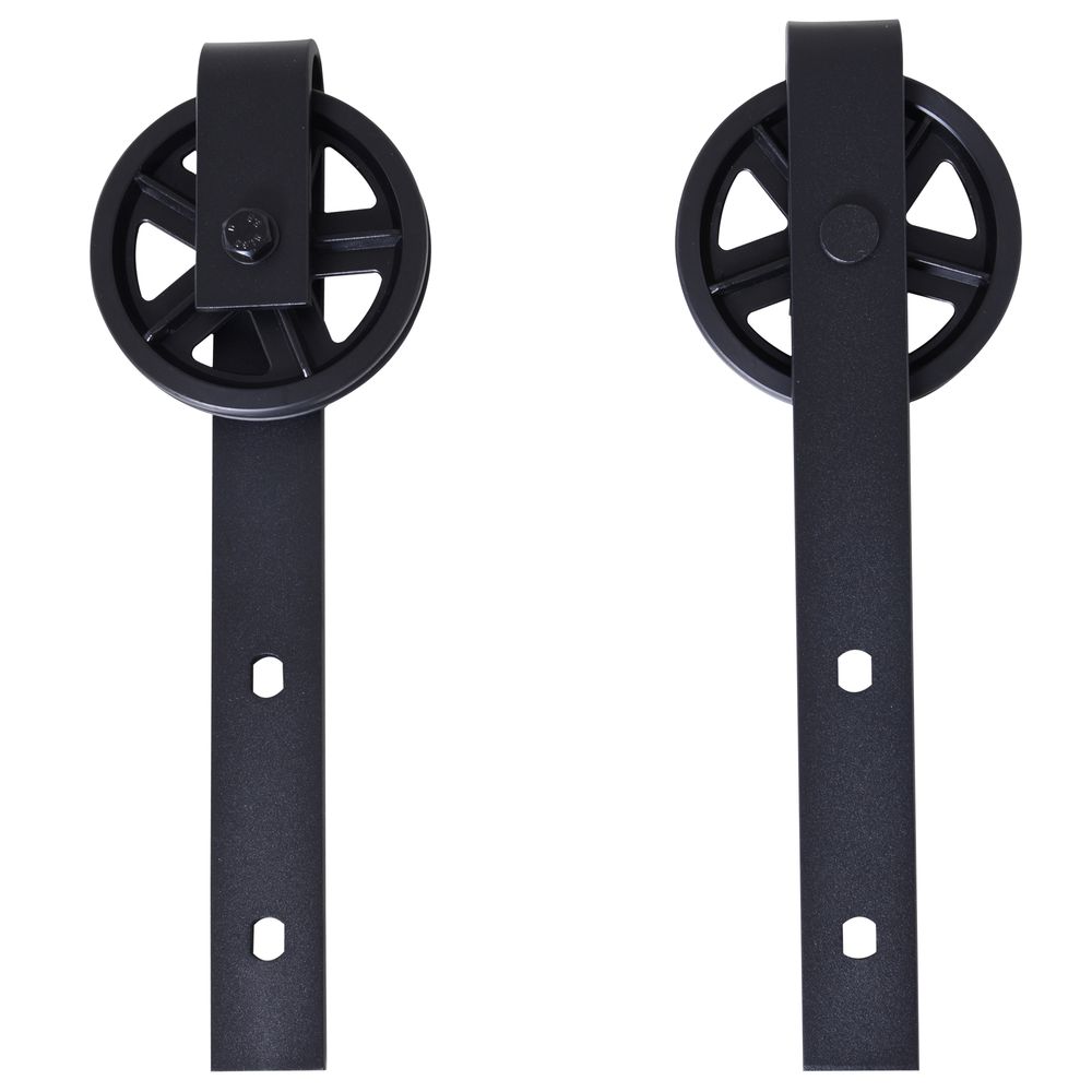 Wood Barn Door Hardware Kit - 6.6ft Sliding Track