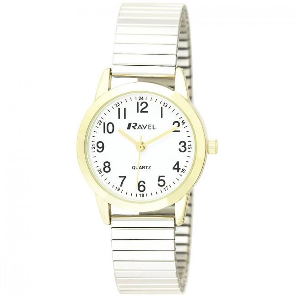 Women's Bold Number Dial Expander Bracelet Watch