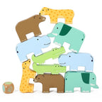 Wild Animal Stacking - Montessori Toy for Imaginative Learning - Safe