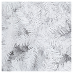7FT Iron Leg White Christmas Tree with 950 Branches