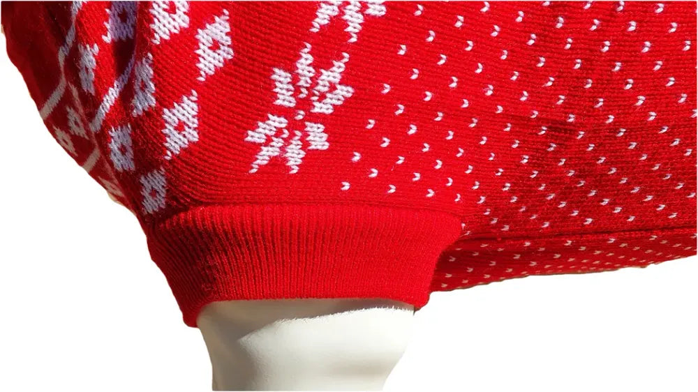 The Bailey Fair Isle - White on Red - Pre-order Now