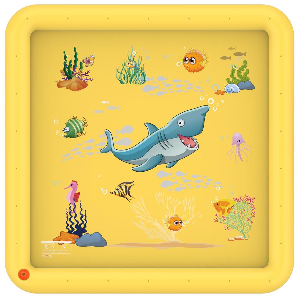 Yellow Square Sprayer - Multipurpose Splash Mat
