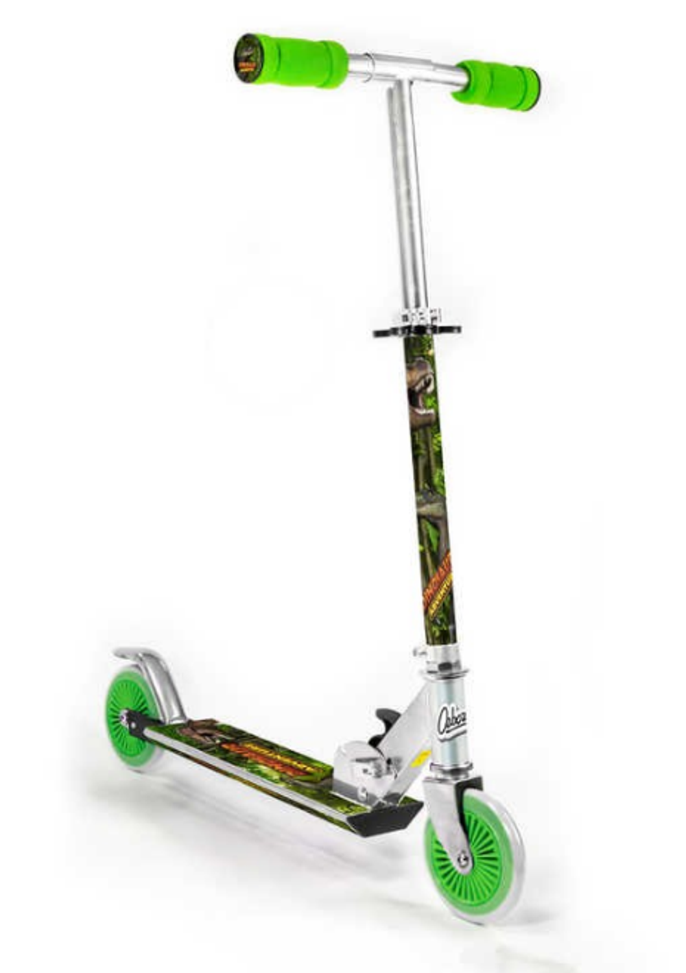 Ozbozz Dinosaur Scooter 2 Wheel - Foldable & Lightweight with Non-Light Up Wheels