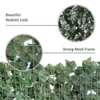 Artificial Leaf Hedge Panel Garden Fence Privacy Screen 1.5m x 3m