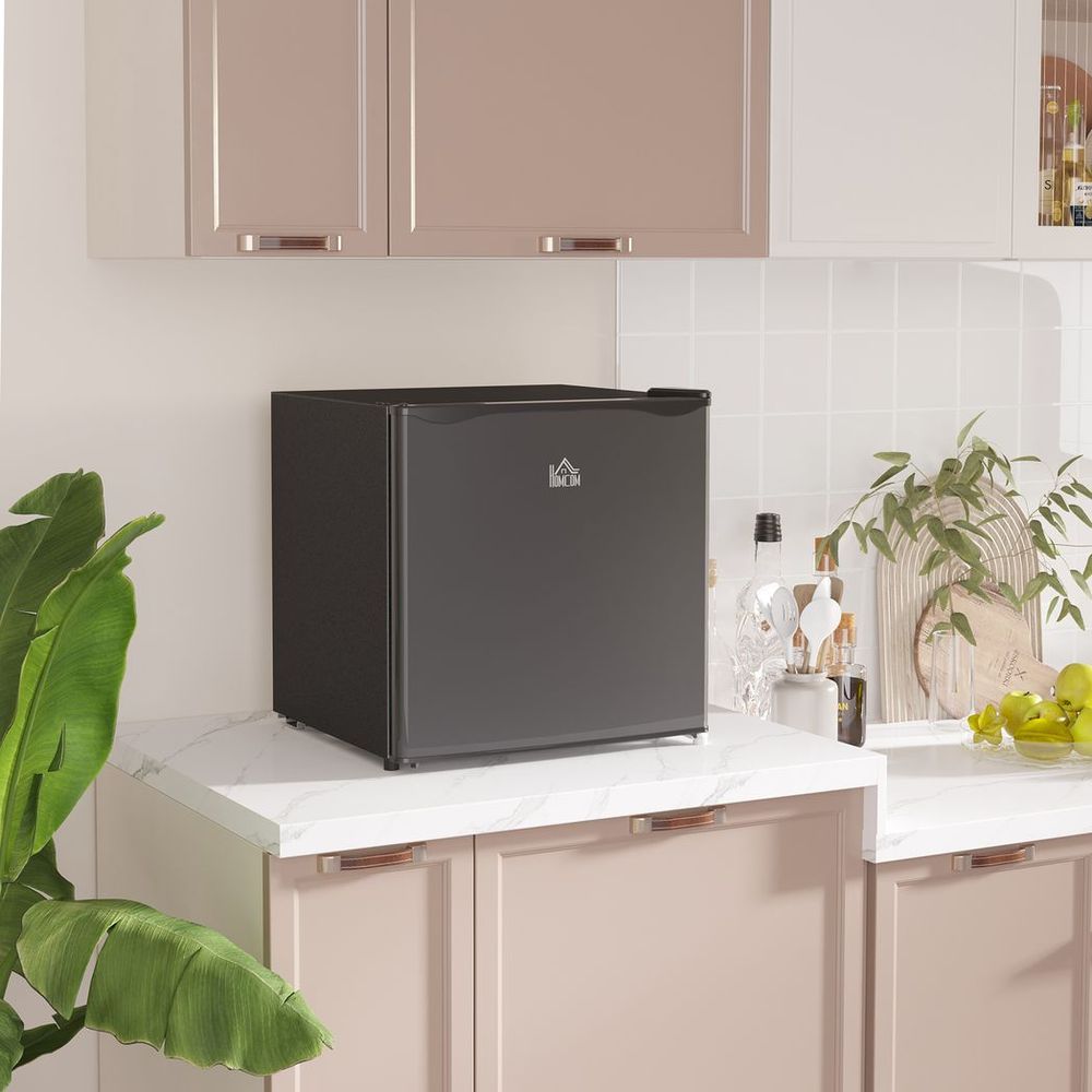 46L Counter Top Fridge with Chiller Box - for Bedrooms and Offices - Black