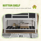 Tortoise House w/ Adjustable Lamp Holder, Openable Lid, Dual Main Houses
