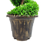 Green Boxwood Spiral Tree - 90cm - Decorative Planter - Indoor/Outdoor Use