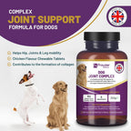 Dog Joint Support 150 Chicken Chewable Tablets 5 Months Supply - UK Made