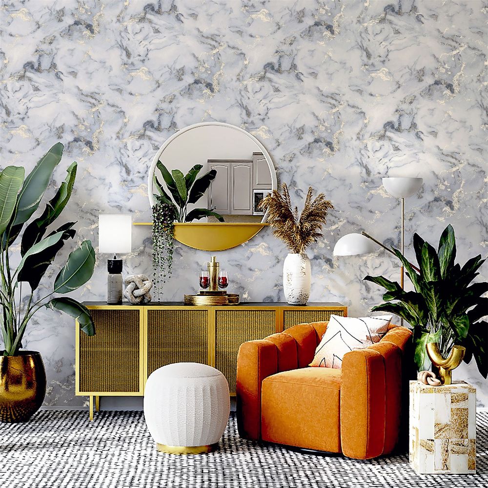 Bahia Marble Mono Gold sw12 - for Any Space!