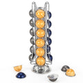 CHROME 24 COFFEE POD STAND - Organize and Display your Flavors with this Sleek Holder!