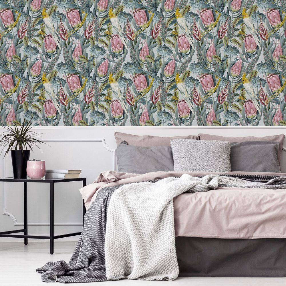 Rainforest Escape Green Pink