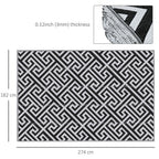 182x274cm Reversible Outdoor Rug - Portable & Durable - for RV Camping & More!