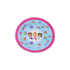 Mermaid Design 7Inch Paper Bowls - Set of 12 for Picnics, Parties & BBQs