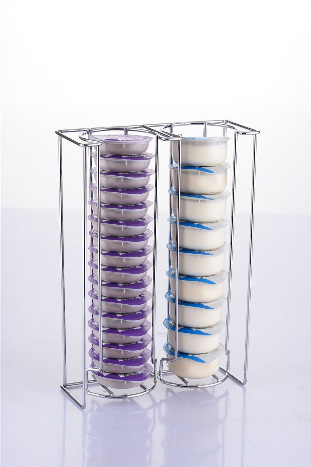 Rotating Coffee Capsule Pod Stackable Holder Tower Rack Storage Stand 32 Pods