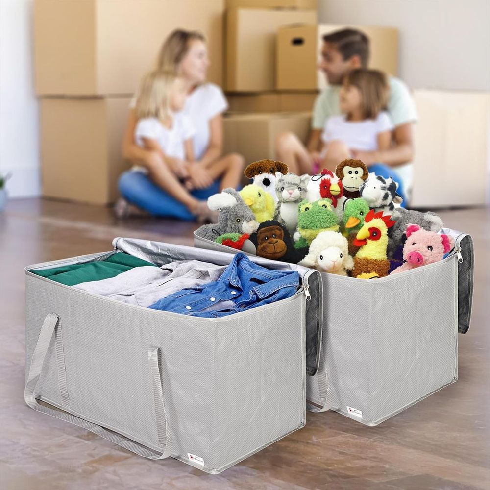 6PK Moving Bags - Large, Strong, and Convenient Storage Solution