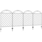 Elegant Garden Fence Panels, Animal Barrier & Flower Bed Border Edging - !