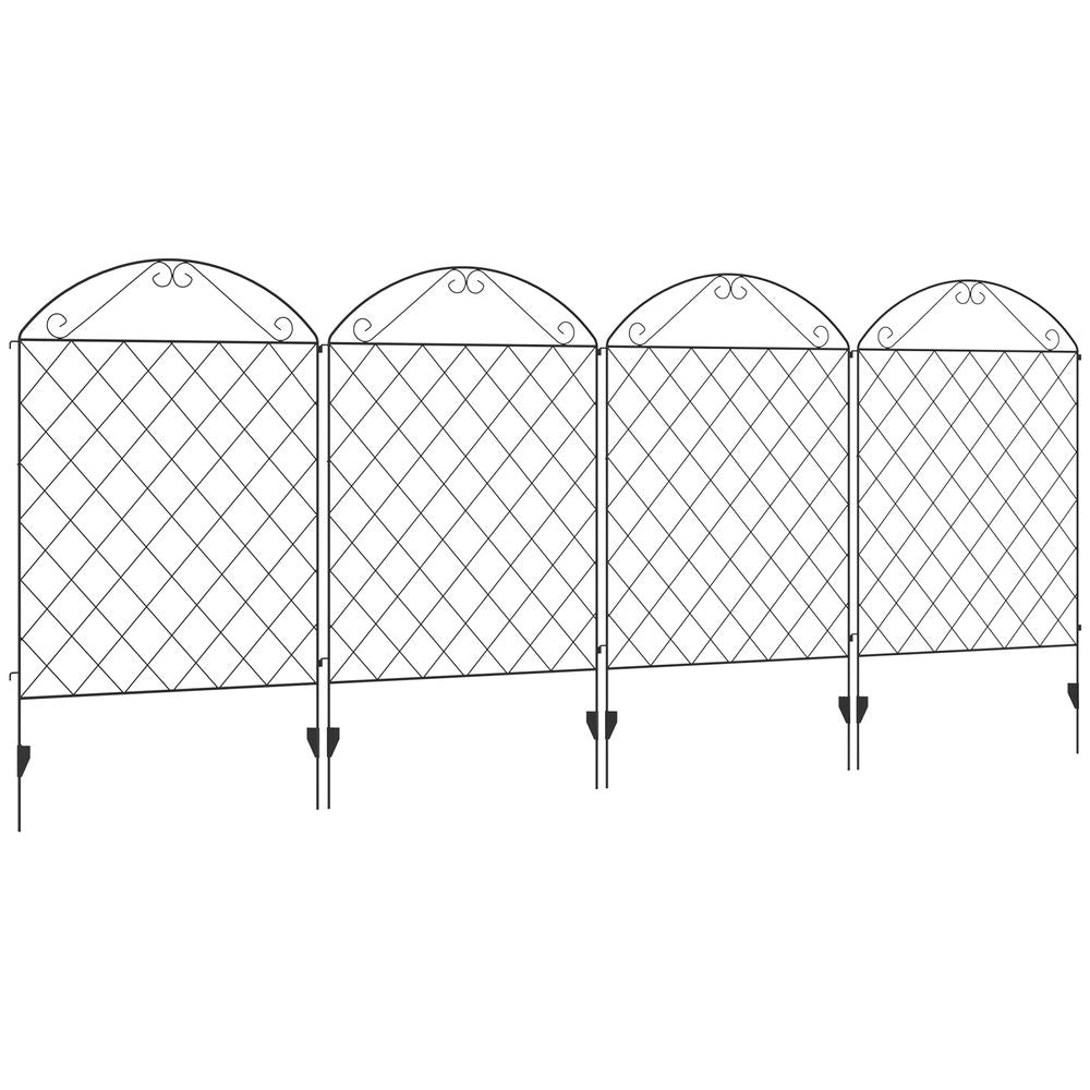 Elegant Garden Fence Panels, Animal Barrier & Flower Bed Border Edging - !