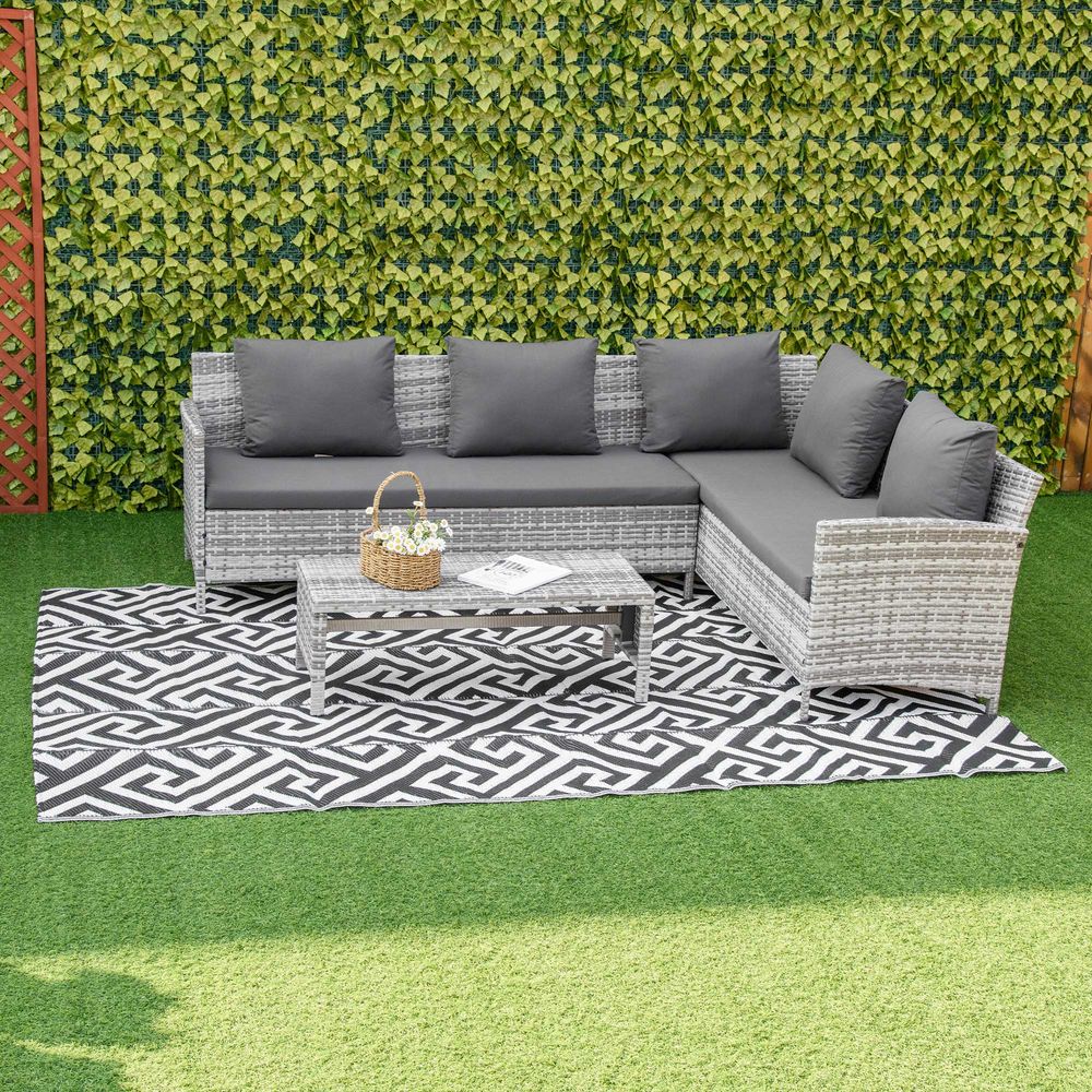 182x274cm Reversible Outdoor Rug - Portable & Durable - for RV Camping & More!
