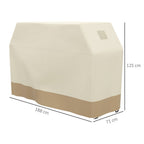 BBQ Cover, Waterproof UV Protection, 188x71x125cm - Durable