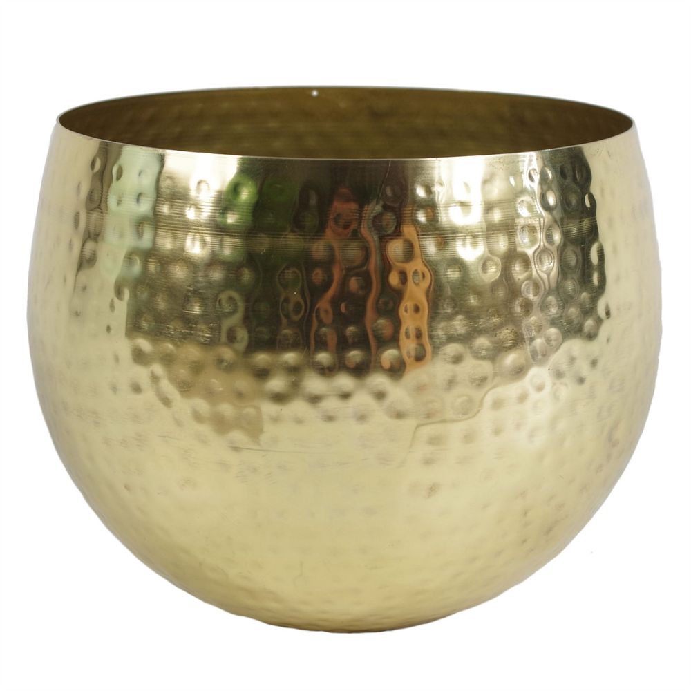 Artificial Monstera Plant - 60cm - Golden Metal Planter - Stylish Design