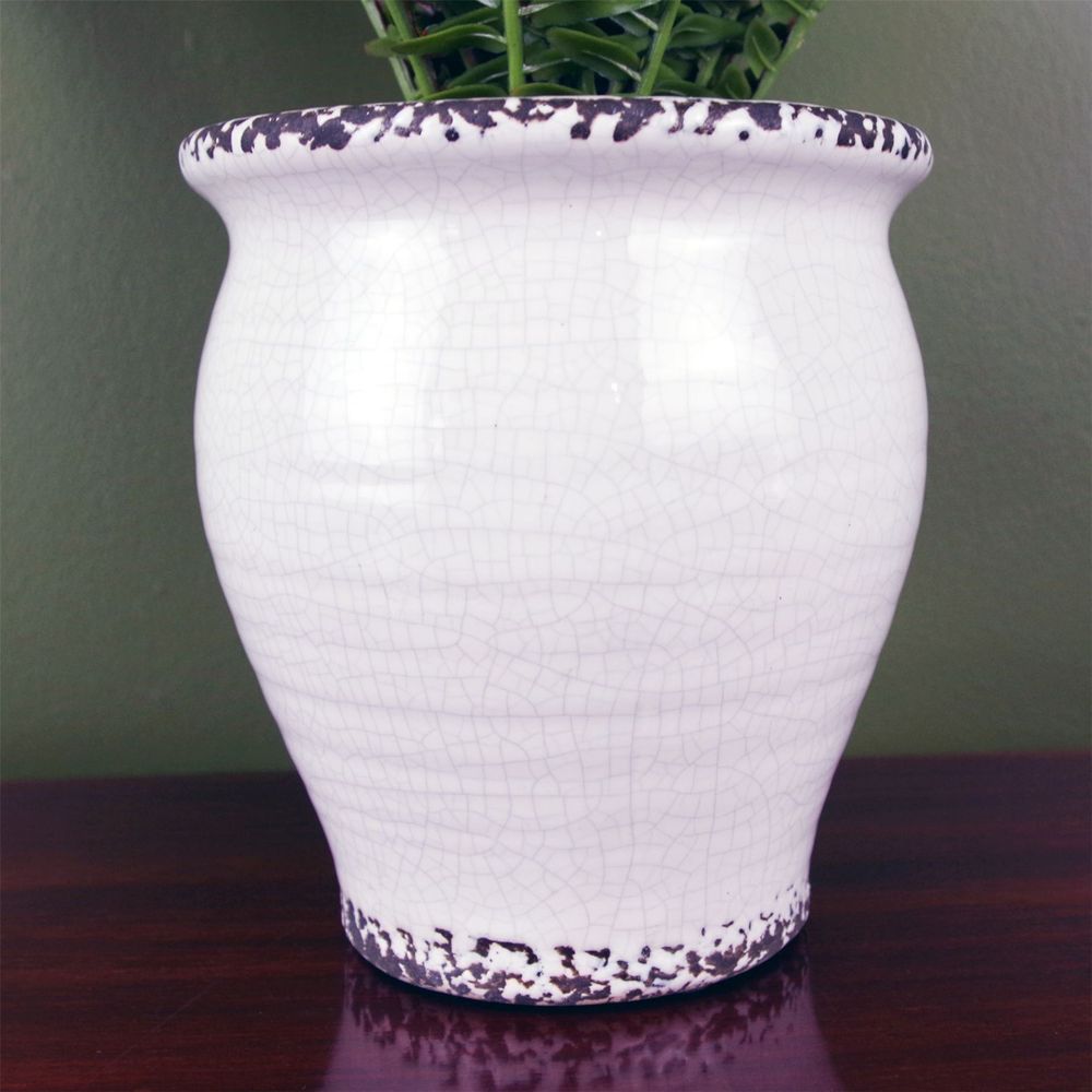 40cm Artificial Bushy Fern Potted in Decorative Planter with Highly Detail