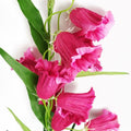 Pack of 6 x 100cm Trumpet Artificial Flower Stem Fuchsia Pink