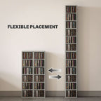 CD Storage Unit - Set of 2 with Adjustable Shelves