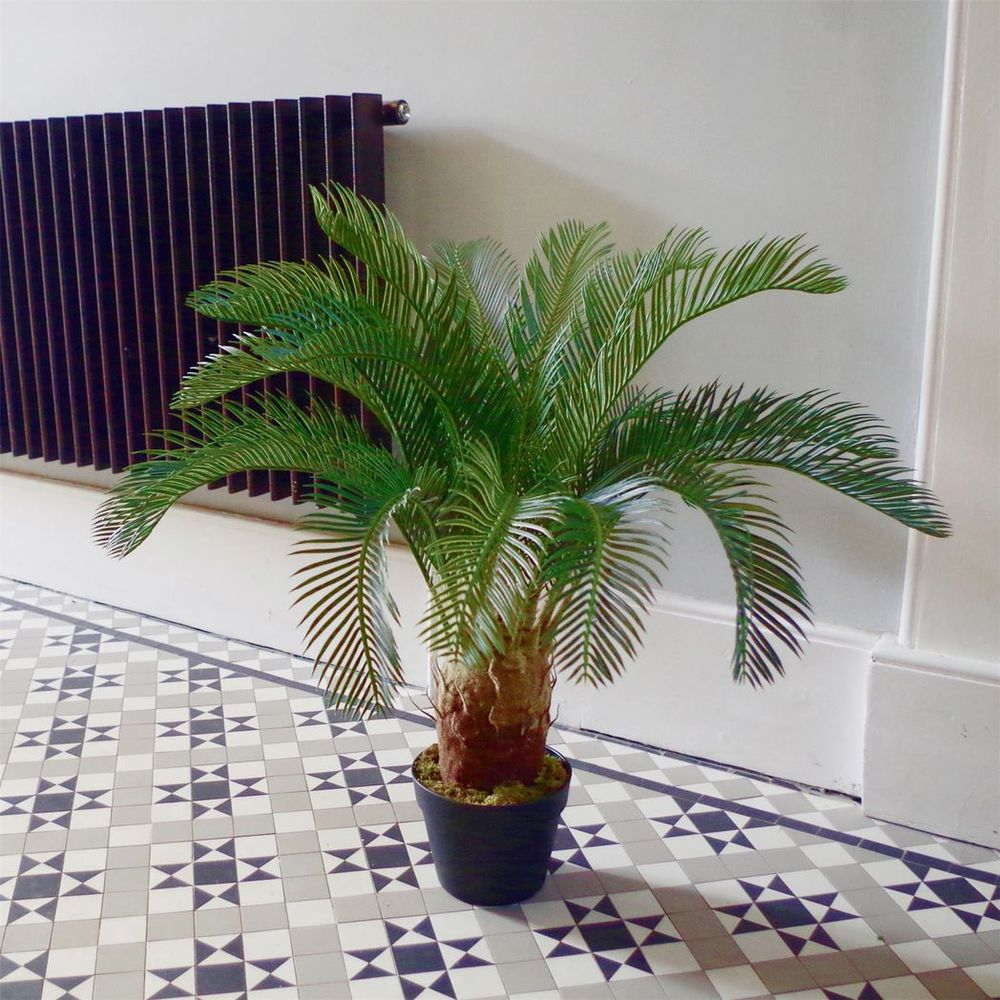 80cm Artificial Cycas Palm Plant - Lifelike Tropical Tree
