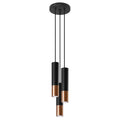 Pendant lamp steel Loopez modern Design GU10 with Bulb Detail