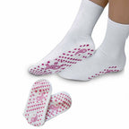 Envie Tourmaline Magnetic Health Socks - White