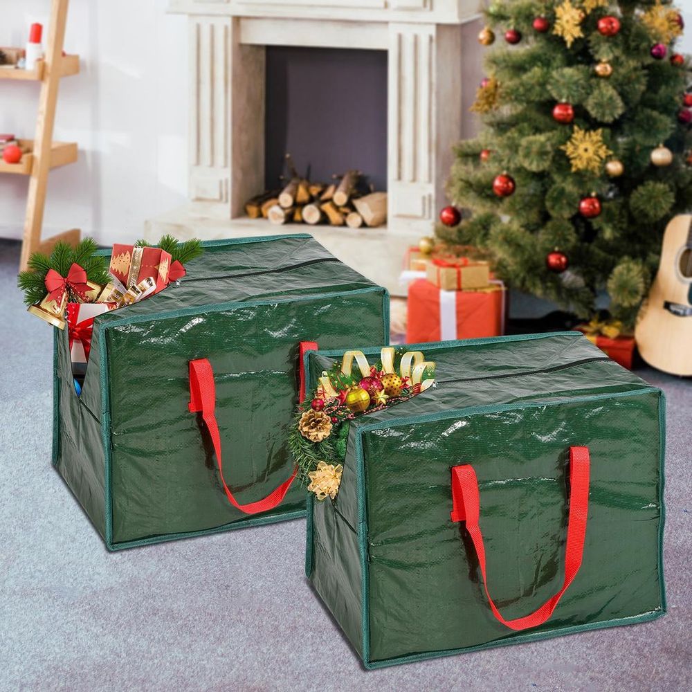 Christmas Baubles & Tinsel Storage Bag - Organize & Protect Your Holiday Decorations