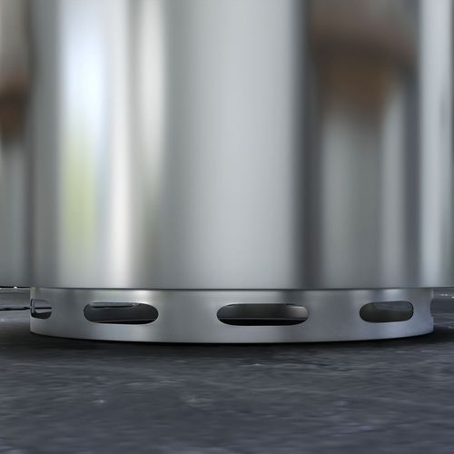 48.5cm Smokeless Wood Burning Firepit Stainless Steel Fire Pit, Silver
