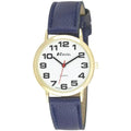 Timeless Elegance: Men's White Dial Blue Leather Watch