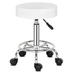Round Stool Ha Feet Rotation Bar Stool White
