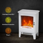 Electric Fireplace Freestanding w/Realistic Flame Effect