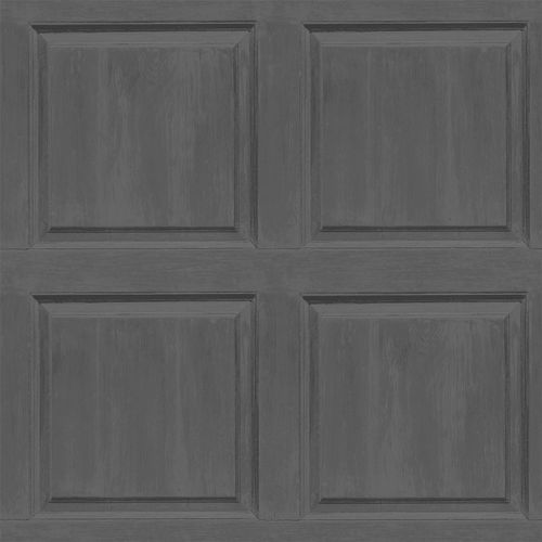 Washed Panel Charcoal wallpaper