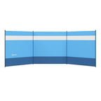 Outsunny Camping Windbreaks with Clear Windows and Carry Bag, 440 x 140cm