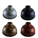 Easy Fit Pendant Light Shade 21cm Metal Curvy Lampshade Wall Lamp / Ceiling Lamp with Industrial Detail