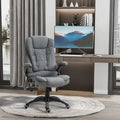 Gray Massage Chair w/ Heating, Reclining, & Headrest