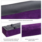 2.4M Balance Beam Trainer - Foldable, Performance Gymnastics - Purple - Highest Quality