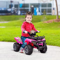 Kids Ride-On ATV with Music - Pink, 18 to 36 Months