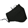 Triple Layer Reusable Cotton Face Mask - Black