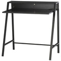 Stylish Computer Desk w/ Upper Storage Shelf, Durable Steel Frame, for Home or Office