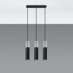 Steel Pendant lamp Steel, concrete Borgio modern Design GU10