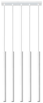 White Pendant Lamp - Modern Loft Design, LED G9, Unique Charm. for Any Room