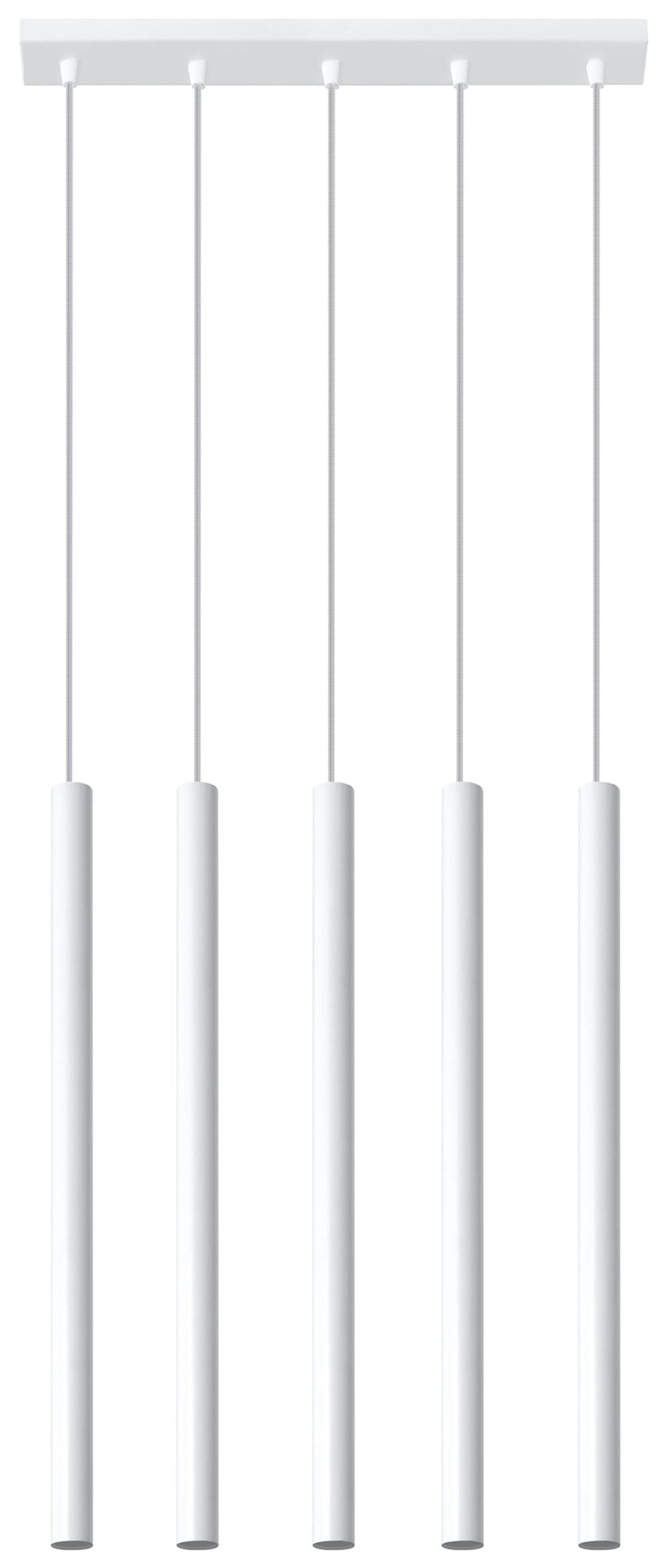 White Pendant Lamp - Modern Loft Design, LED G9, Unique Charm. for Any Room