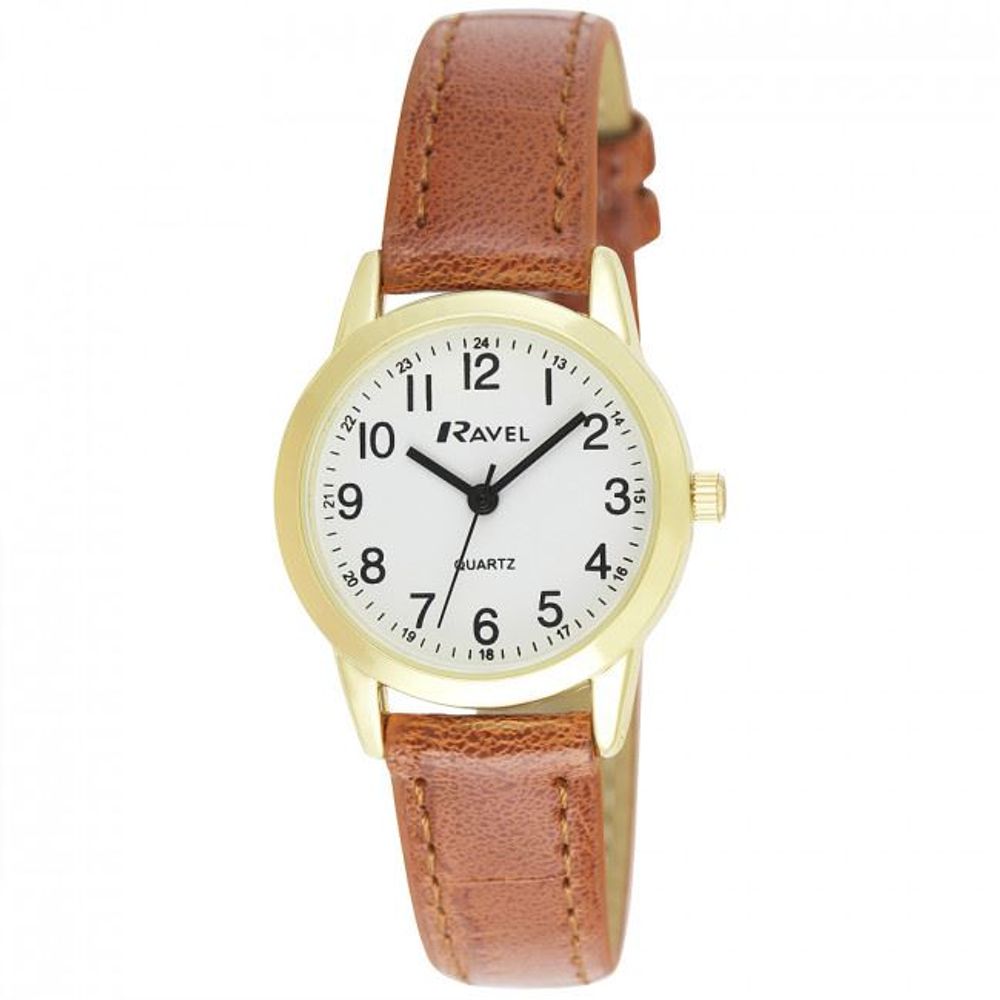 Ladies Classic Leather Watch - Timeless Design