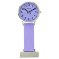 Purple Silicone Nurses Fob Watch